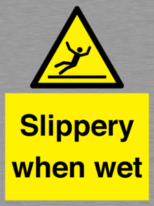 slippery when wet